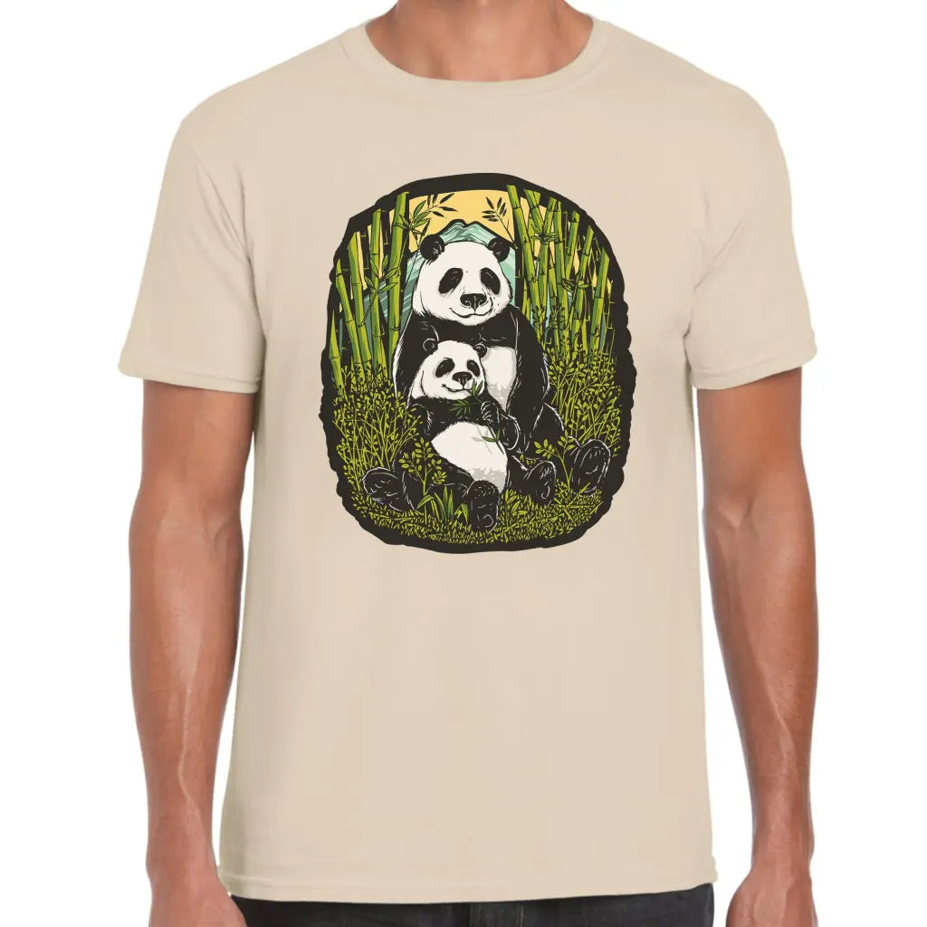 Pandas Eating T-Shirt - Tshirtpark.com