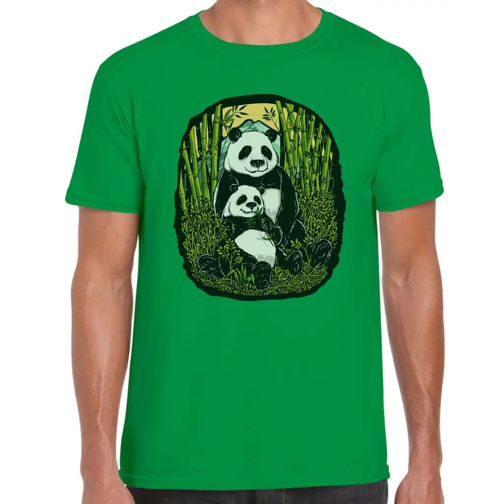 Pandas Eating T-Shirt - Tshirtpark.com