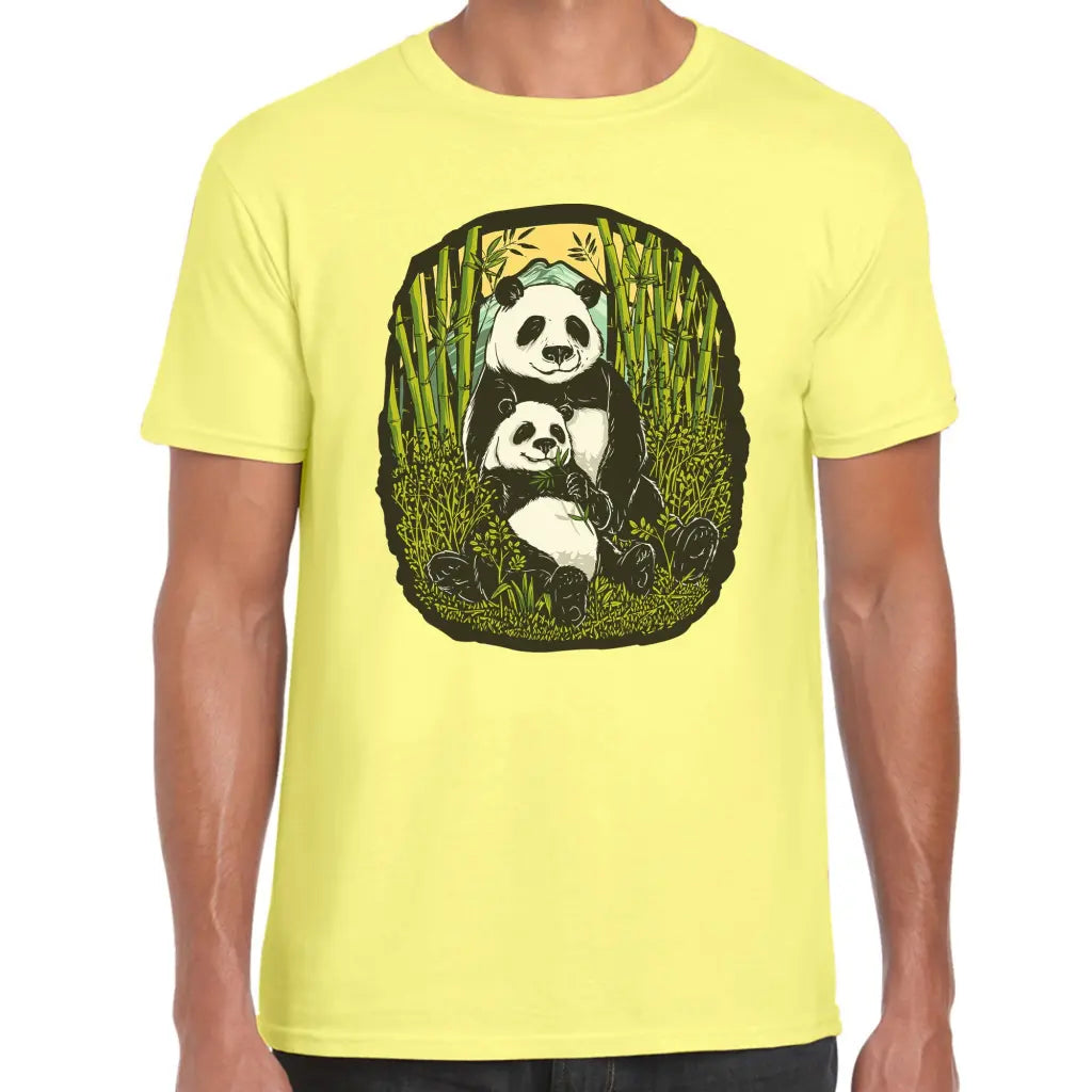 Pandas Eating T-Shirt - Tshirtpark.com