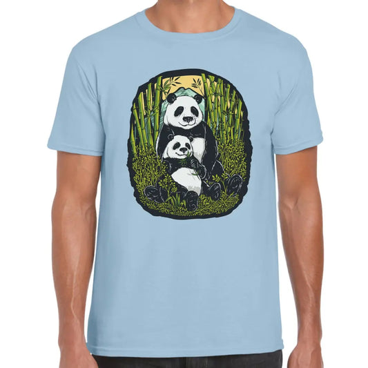 Pandas Eating T-Shirt - Tshirtpark.com