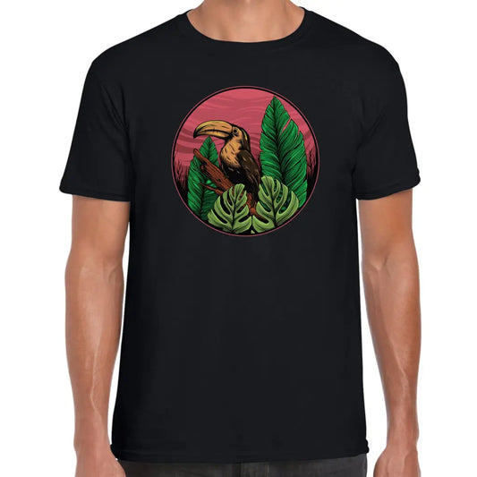 Parrot Circle Jungle T-Shirt - Tshirtpark.com