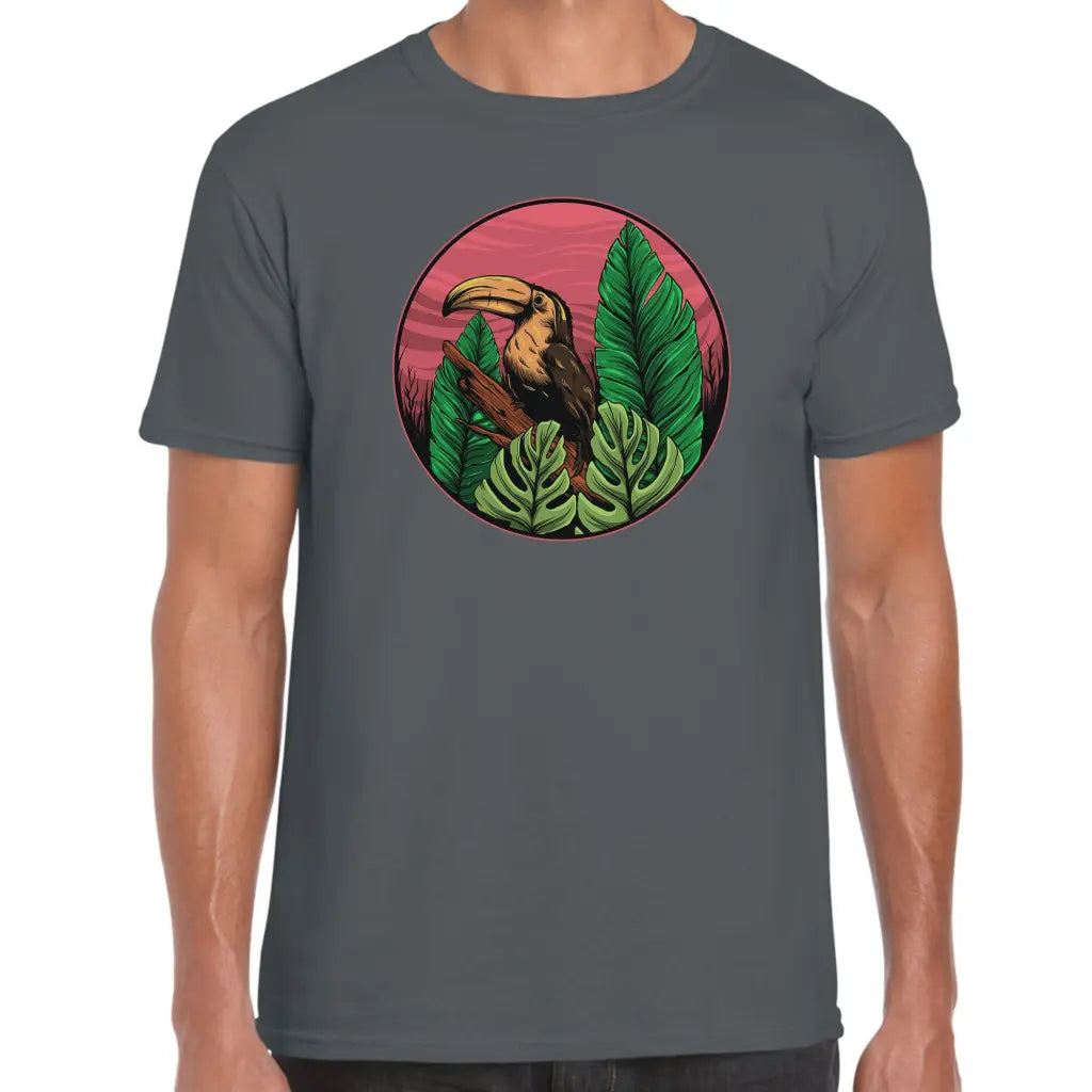 Parrot Circle Jungle T-Shirt - Tshirtpark.com