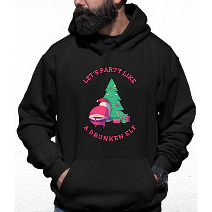 Party Like A Drunken Elf Colour Hoodie - Tshirtpark.com