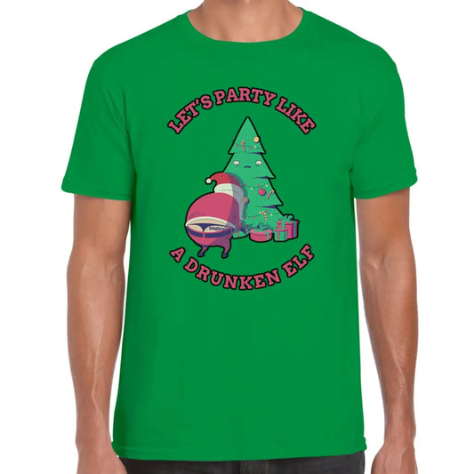 Party Like A Drunken Elf T-Shirt - Tshirtpark.com