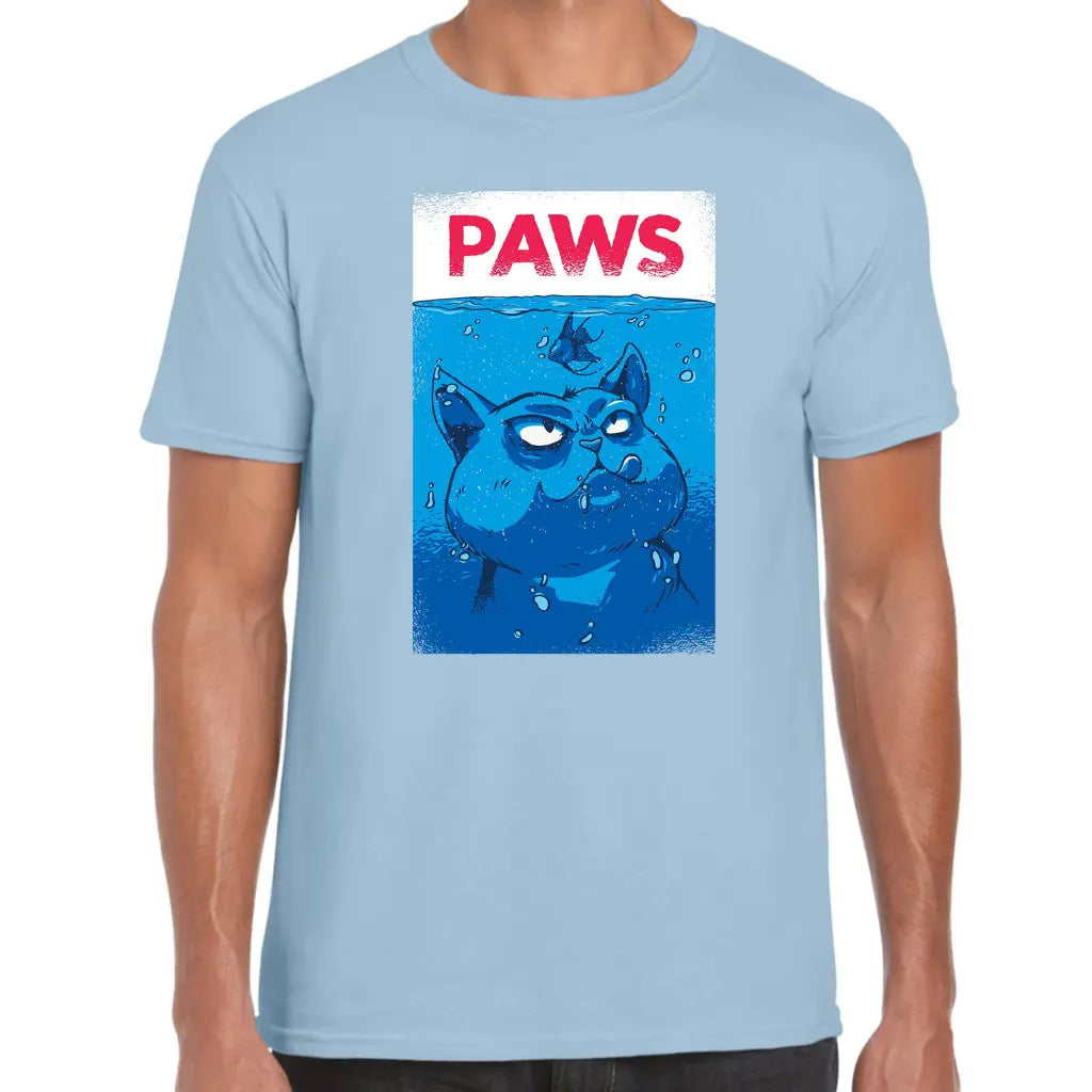 Paws Cartoon Cat T-Shirt - Tshirtpark.com