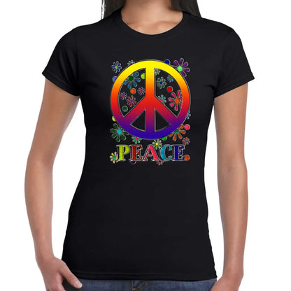 Peace Sign Ladies T-shirt - Tshirtpark.com