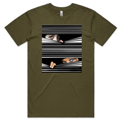 Peeking Blind T-Shirt - Tshirtpark.com