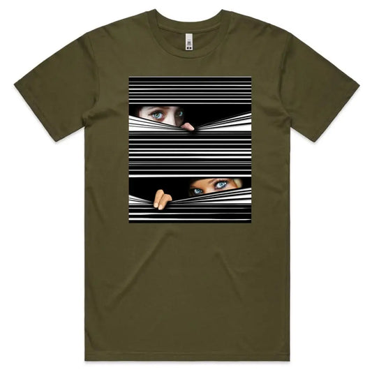 Peeking Blind T-Shirt - Tshirtpark.com