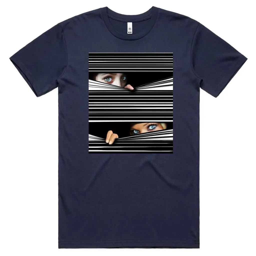 Peeking Blind T-Shirt - Tshirtpark.com