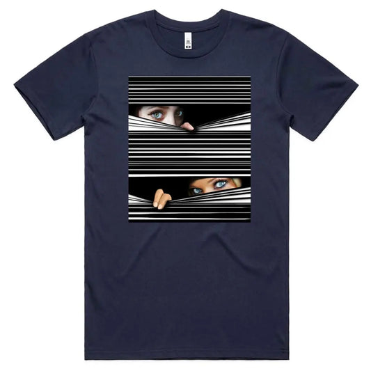 Peeking Blind T-Shirt - Tshirtpark.com