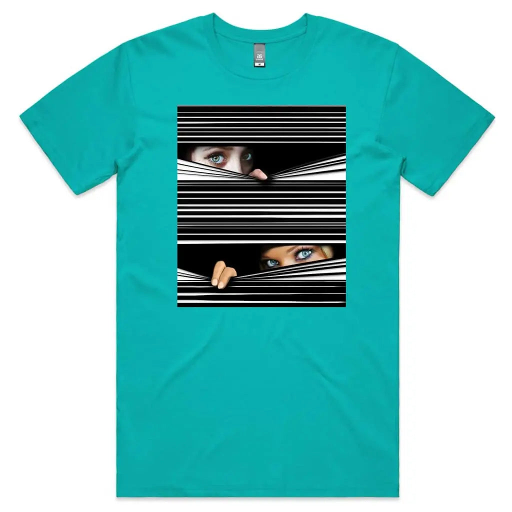 Peeking Blind T-Shirt - Tshirtpark.com