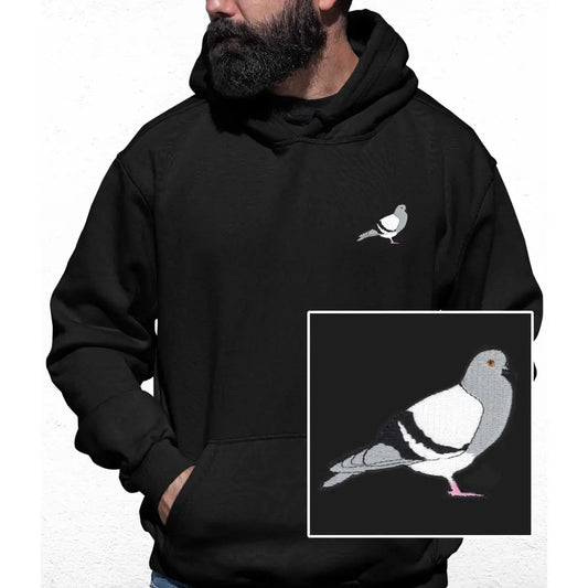 Pigeon Embroidered Colour Hoodie - Tshirtpark.com