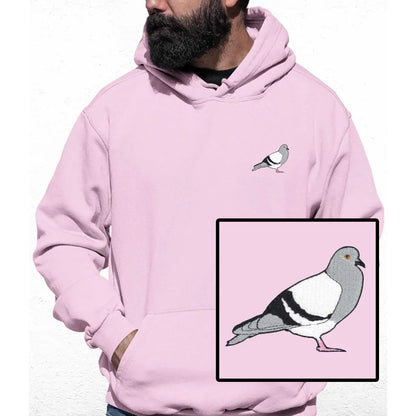 Pigeon Embroidered Colour Hoodie - Tshirtpark.com