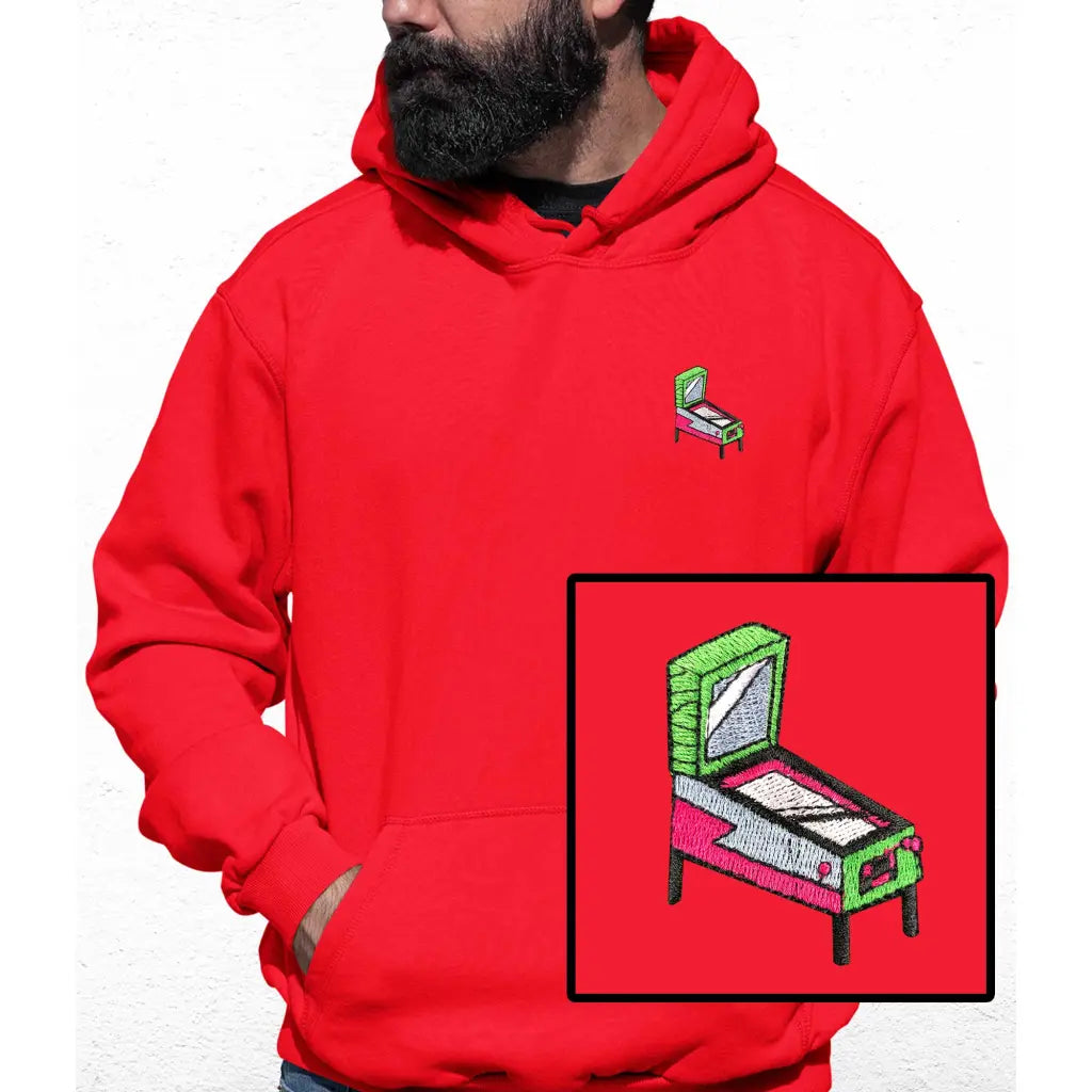 Pinball Embroidered Colour Hoodie - Tshirtpark.com