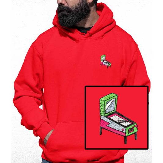 Pinball Embroidered Colour Hoodie - Tshirtpark.com