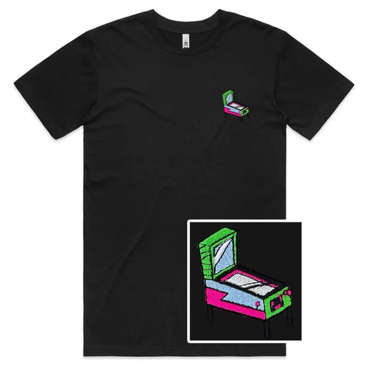 Pinball Embroidered T-Shirt - Tshirtpark.com