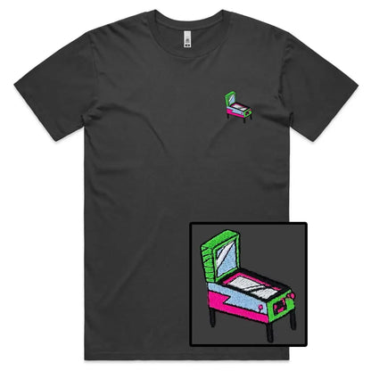 Pinball Embroidered T-Shirt - Tshirtpark.com