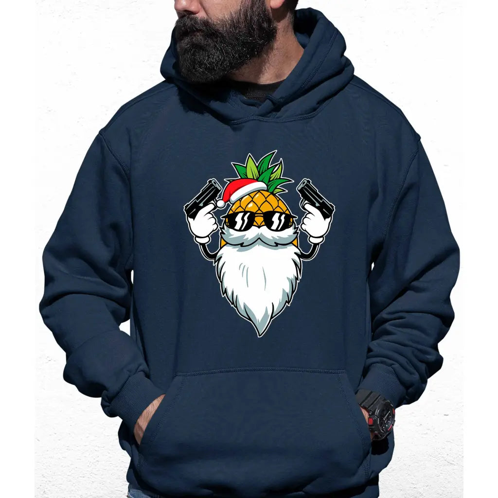 Pineapple Santa Colour Hoodie - Tshirtpark.com