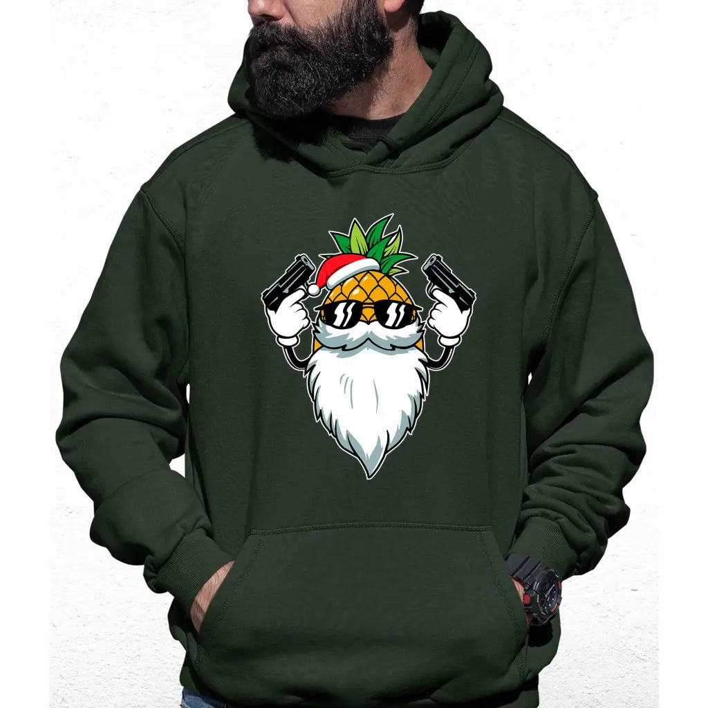 Pineapple Santa Colour Hoodie - Tshirtpark.com