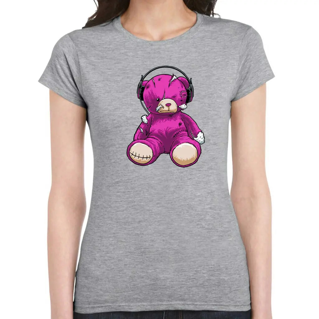 Pink Teddy Bear Ladies T-shirt - Tshirtpark.com