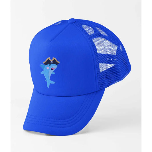 Pirate Shark Trucker Cap - Tshirtpark.com