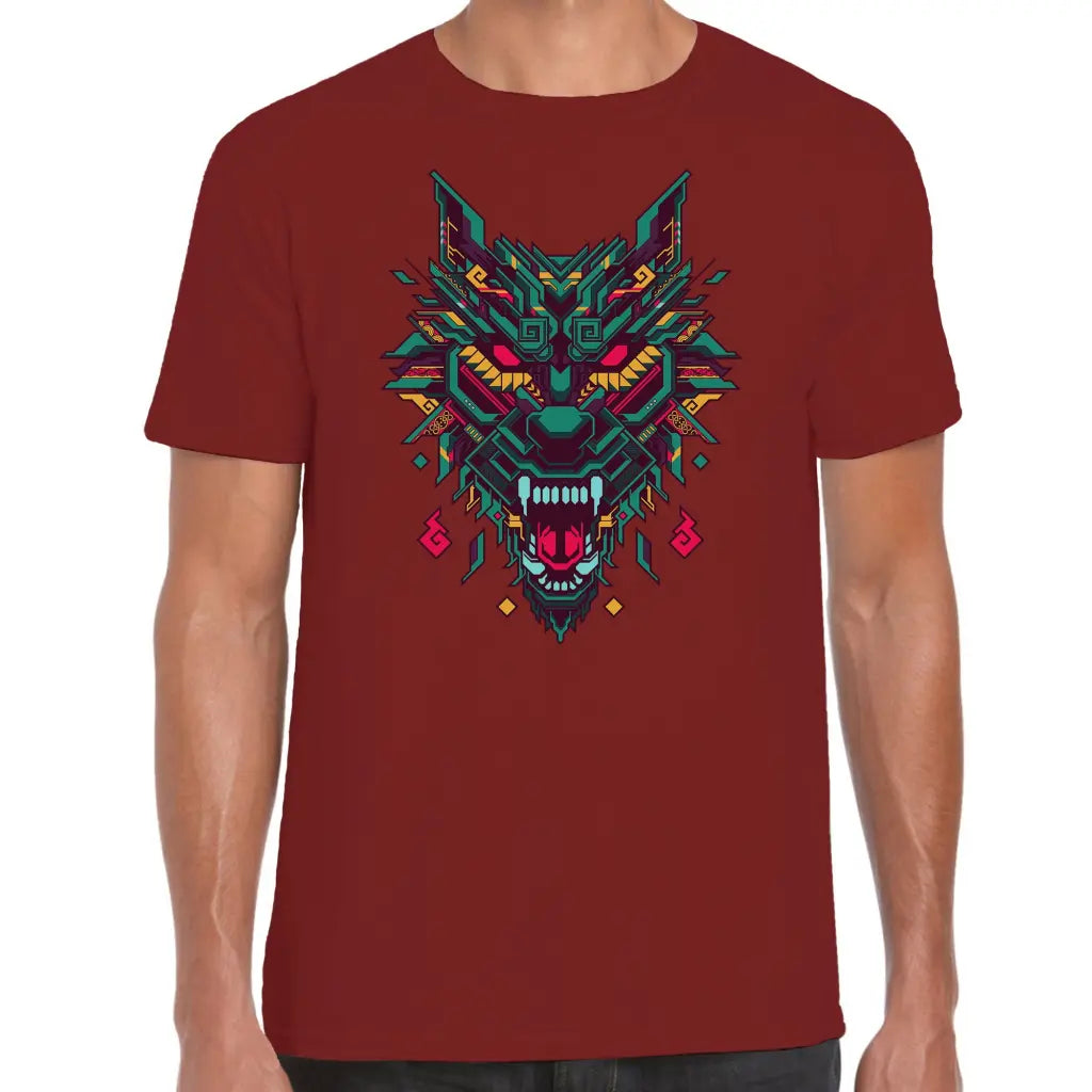 Pixel Wolf T-Shirt - Tshirtpark.com