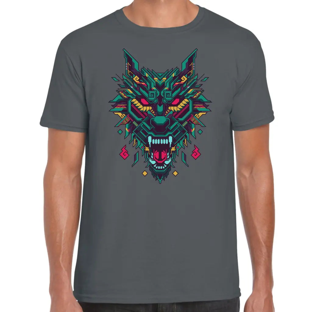 Pixel Wolf T-Shirt - Tshirtpark.com