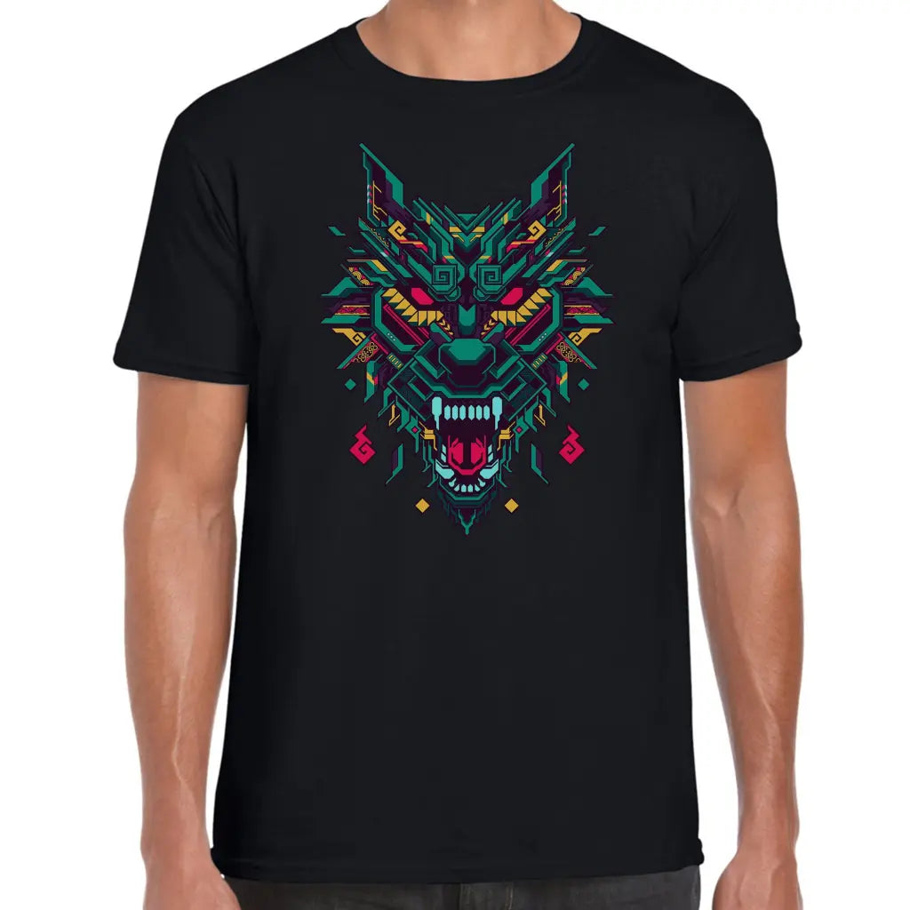 Pixel Wolf T-Shirt - Tshirtpark.com