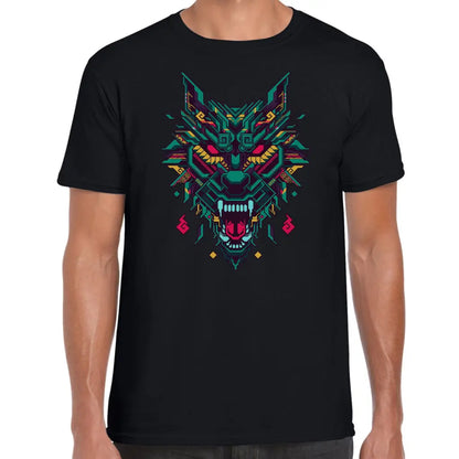 Pixel Wolf T-Shirt - Tshirtpark.com