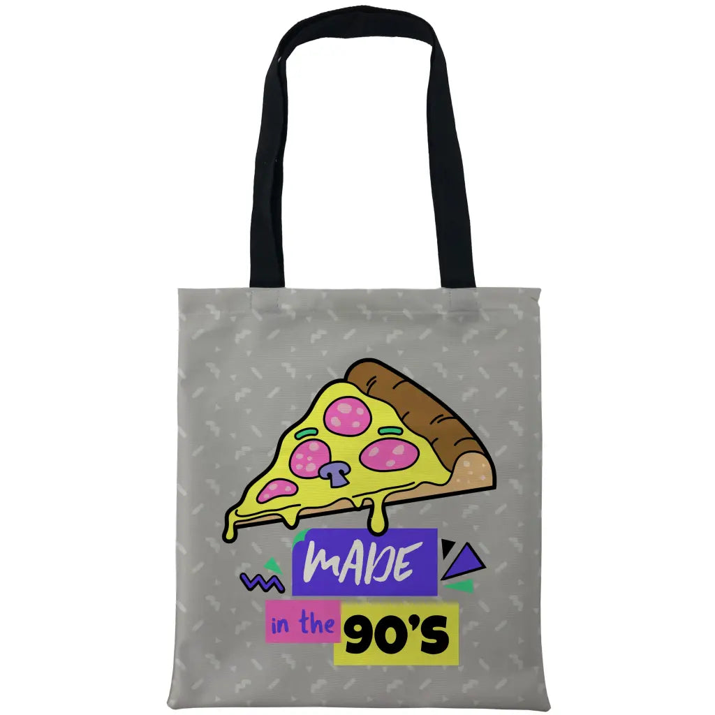 Pizza 90S Tote Bags - Tshirtpark.com