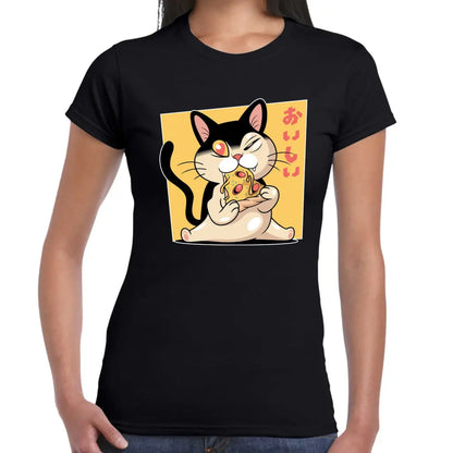 Pizza Cat Ladies T-shirt - Tshirtpark.com