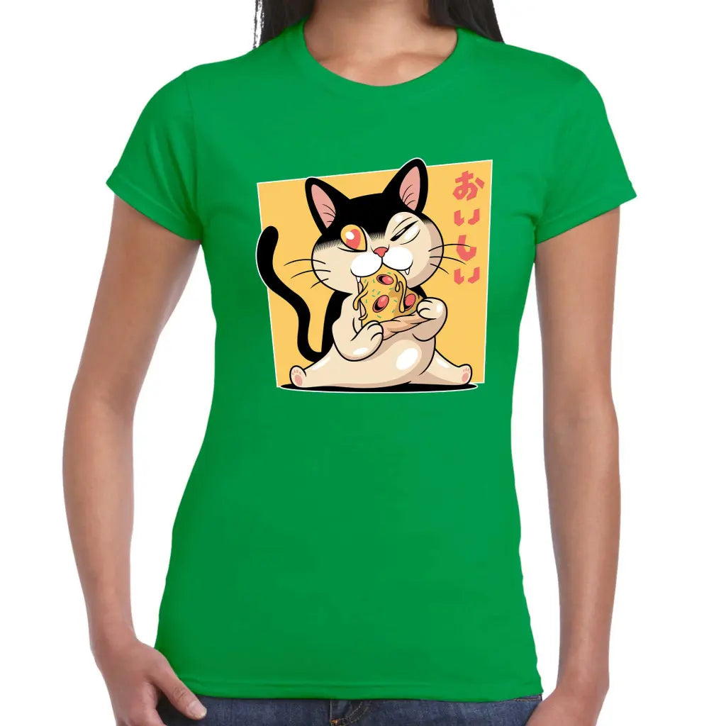 Pizza Cat Ladies T-shirt - Tshirtpark.com