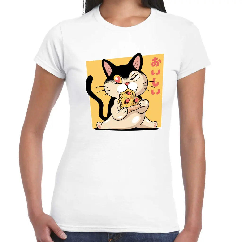 Pizza Cat Ladies T-shirt - Tshirtpark.com