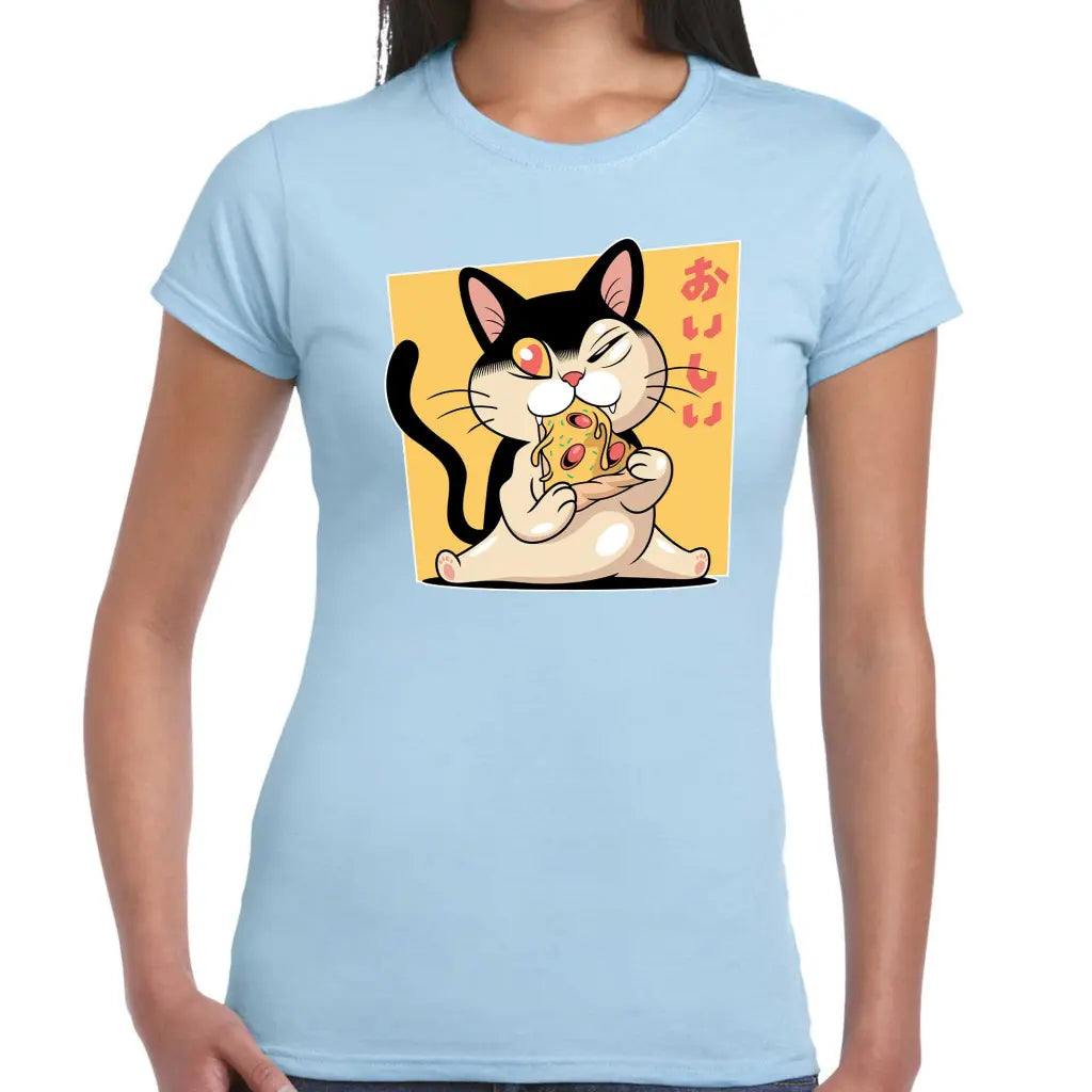 Pizza Cat Ladies T-shirt - Tshirtpark.com