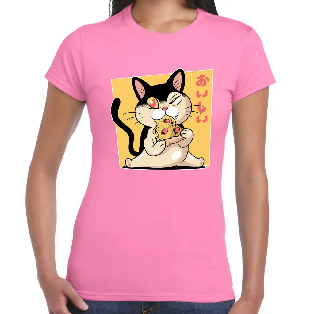 Pizza Cat Ladies T-shirt - Tshirtpark.com