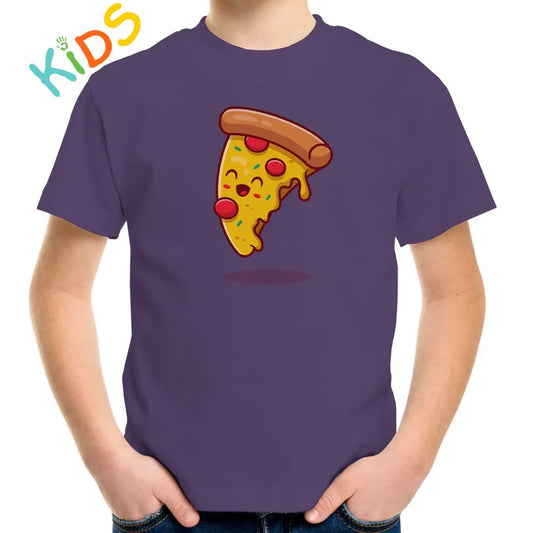 Pizza Face Kids T-shirt - Tshirtpark.com