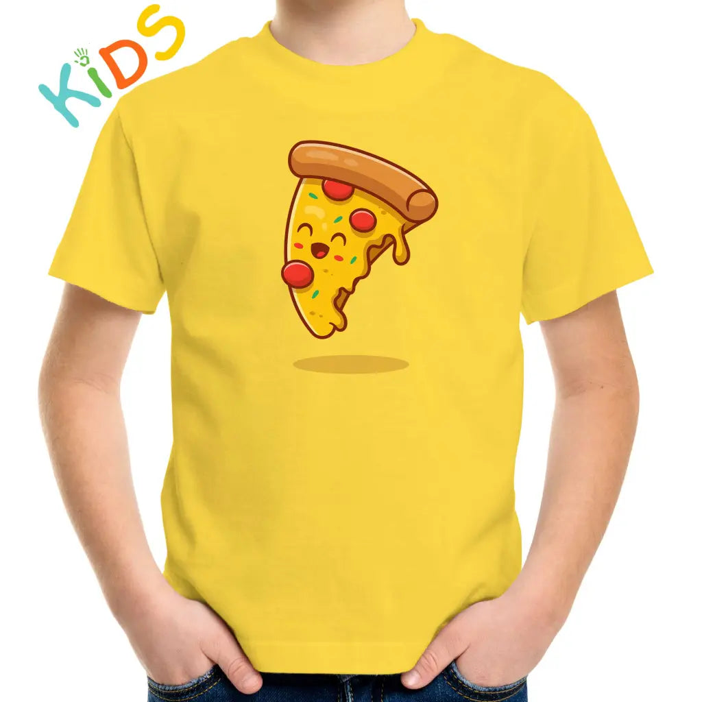 Pizza Face Kids T-shirt - Tshirtpark.com