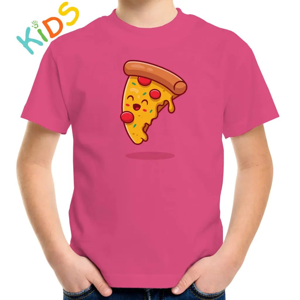 Pizza Face Kids T-shirt - Tshirtpark.com