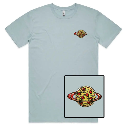 Pizza World Embroidered T-Shirt - Tshirtpark.com