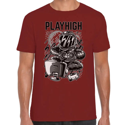 Play High Astronaut T-Shirt - Tshirtpark.com