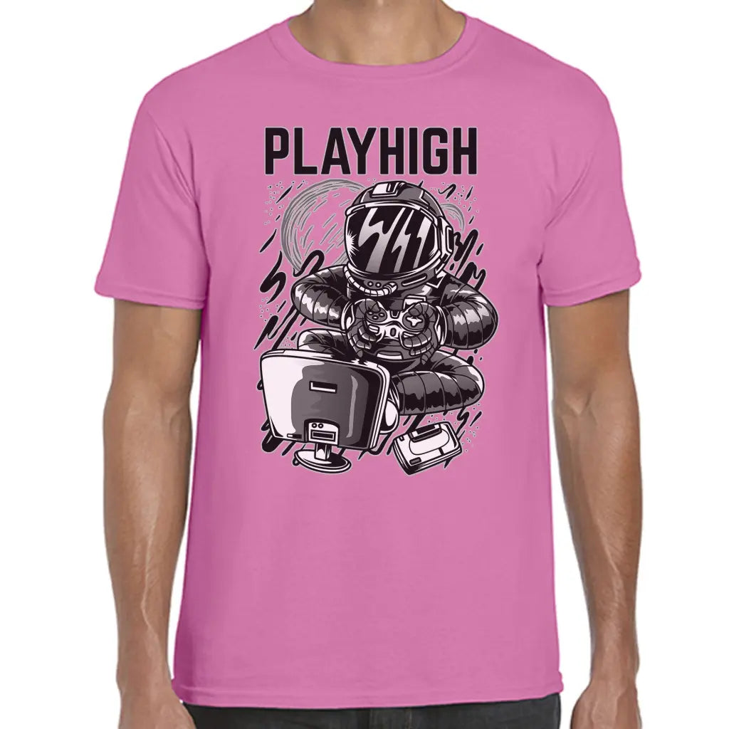 Play High Astronaut T-Shirt - Tshirtpark.com