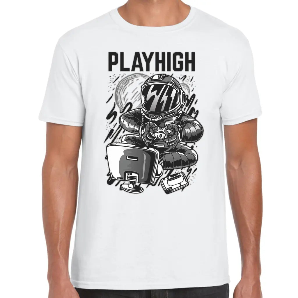 Play High Astronaut T-Shirt - Tshirtpark.com