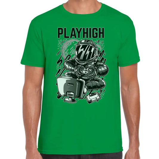 Play High Astronaut T-Shirt - Tshirtpark.com