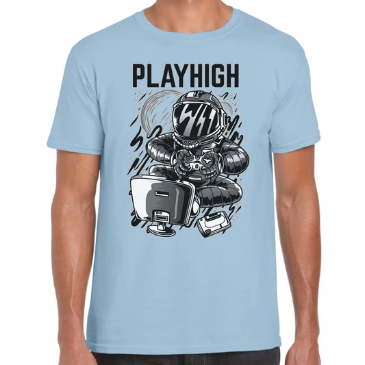 Play High Astronaut T-Shirt - Tshirtpark.com