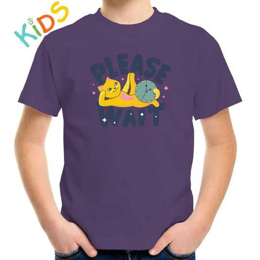 Please Wait Kids T-shirt - Tshirtpark.com