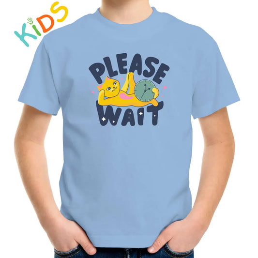 Please Wait Kids T-shirt - Tshirtpark.com