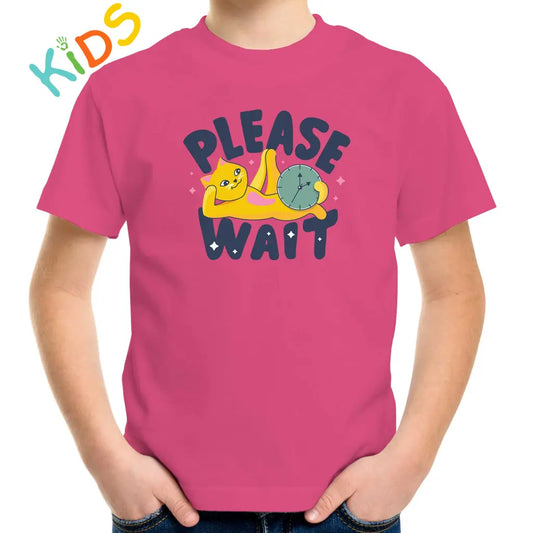 Please Wait Kids T-shirt - Tshirtpark.com