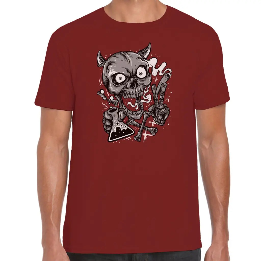 Poison Smoking Skull T-Shirt - Tshirtpark.com