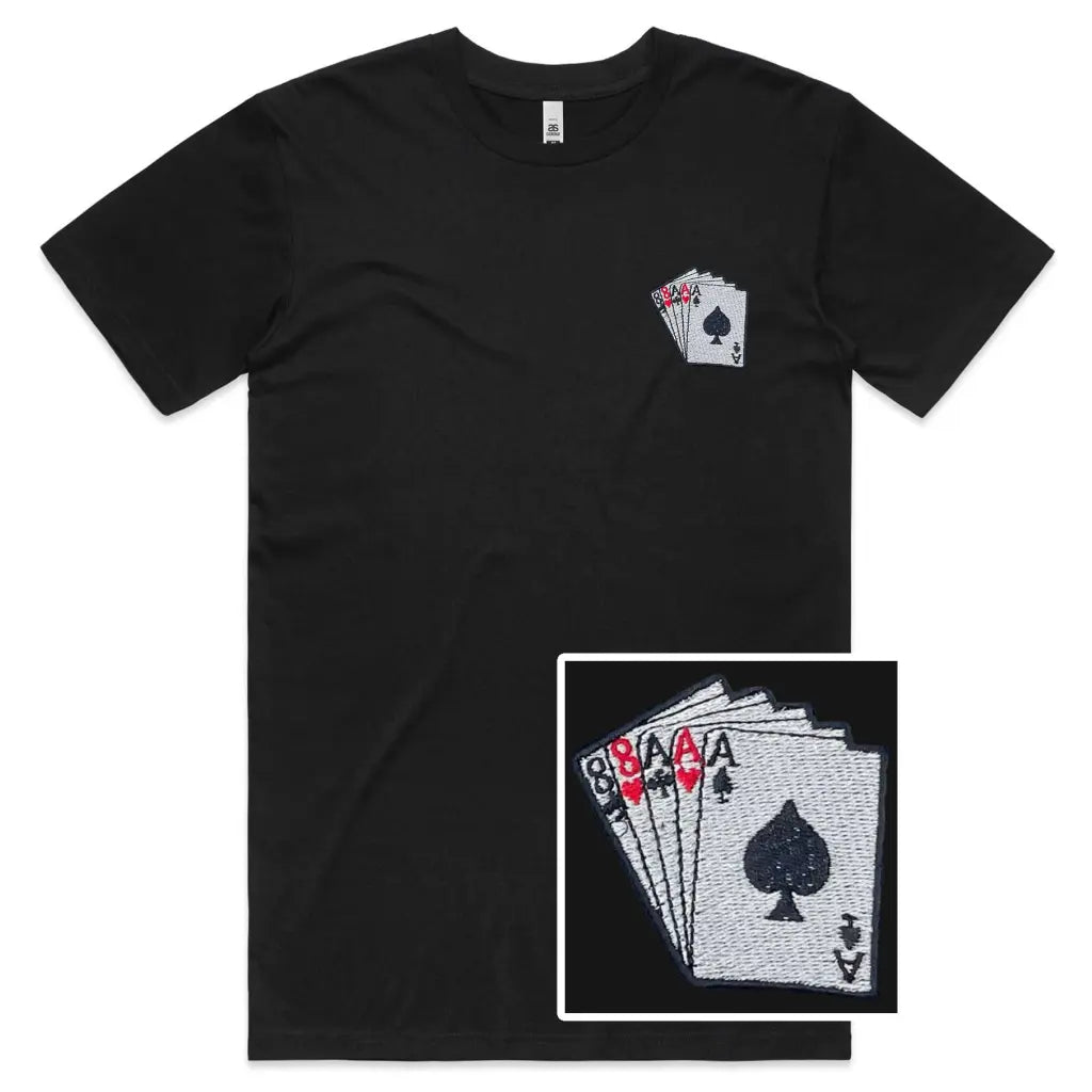 Poker Embroidered T-Shirt - Tshirtpark.com