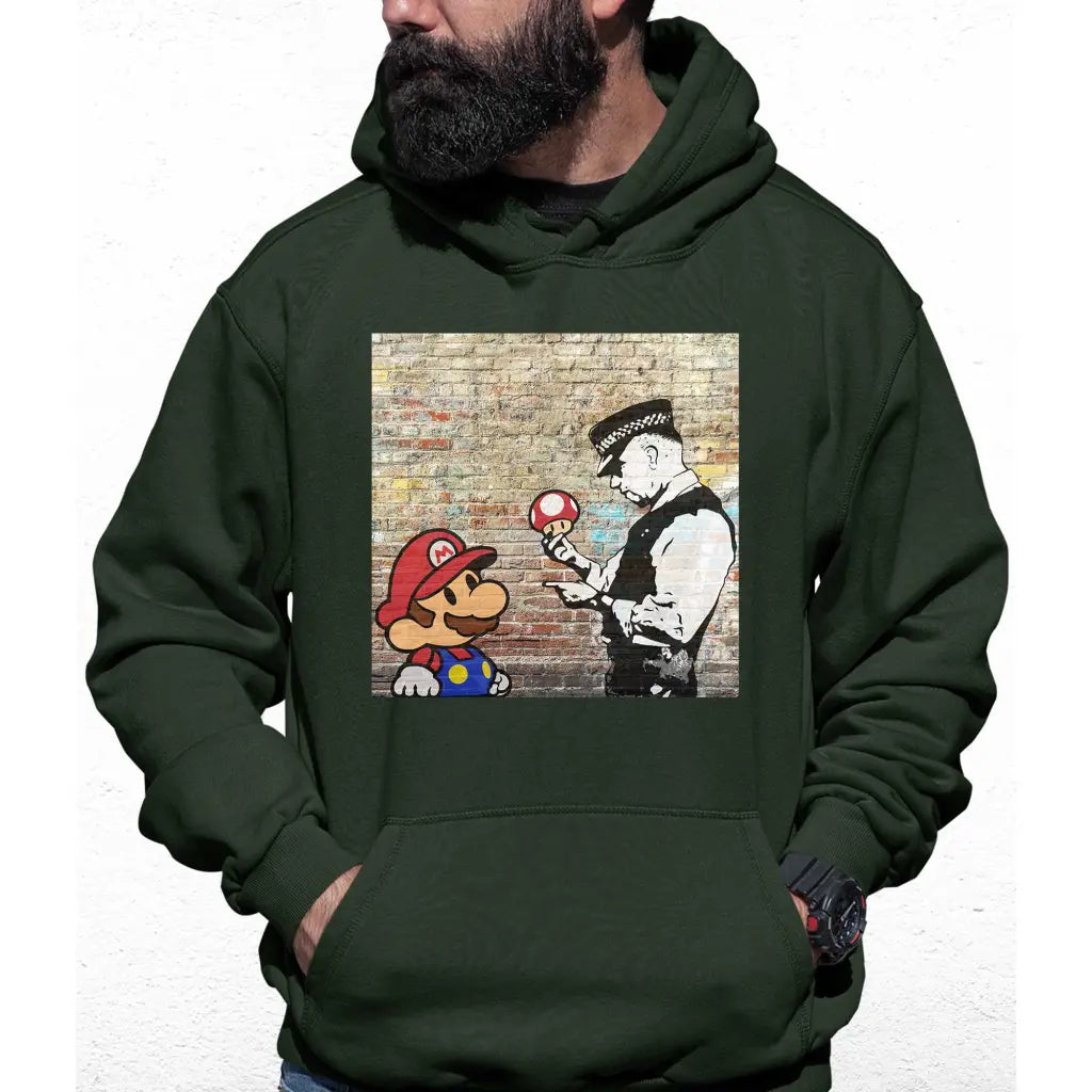 Police Mushroom Colour Hoodie - Tshirtpark.com